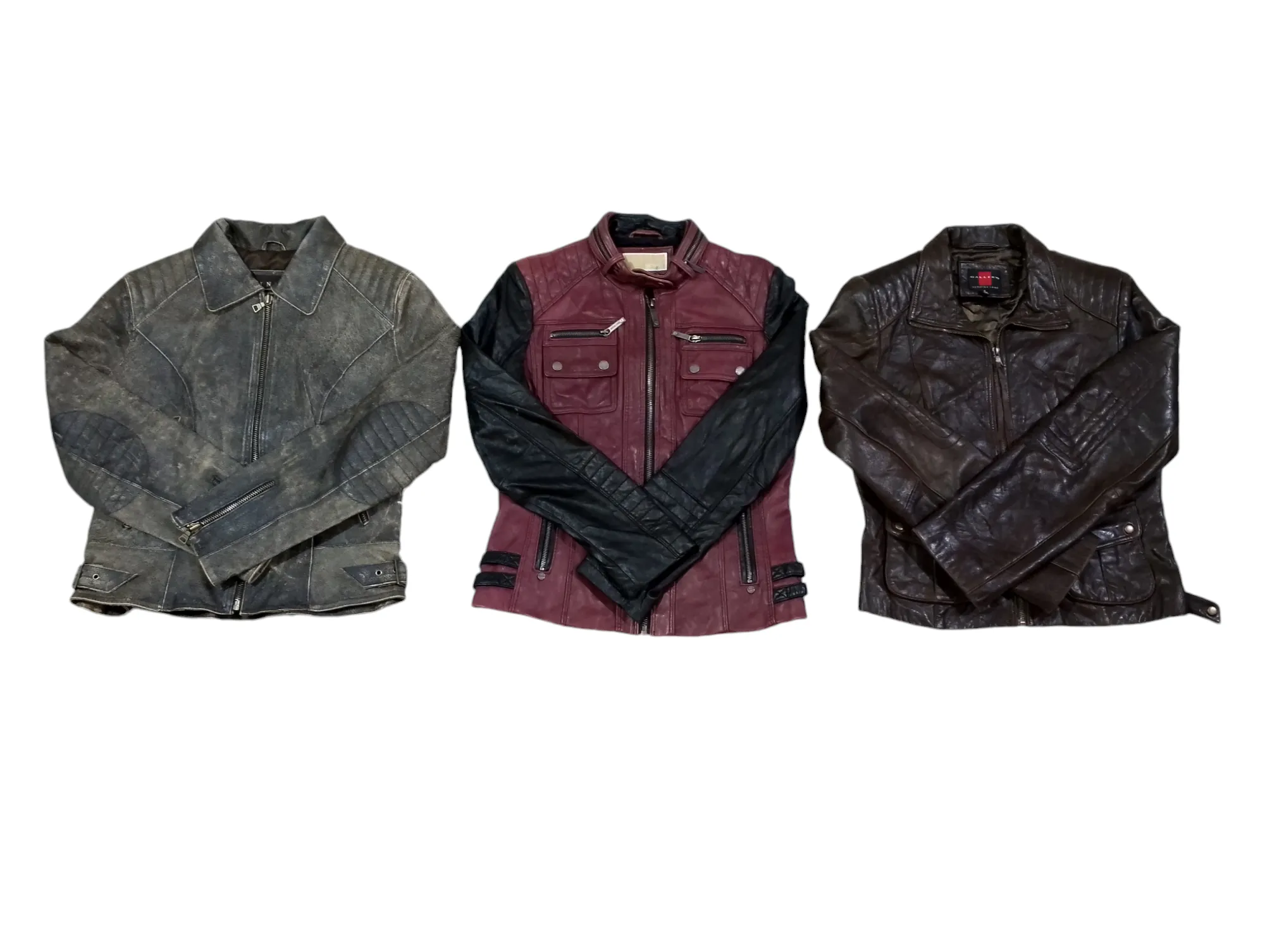 90s Unique Leather Blazer Jackets Mix - 10 pcs - 01/10/24