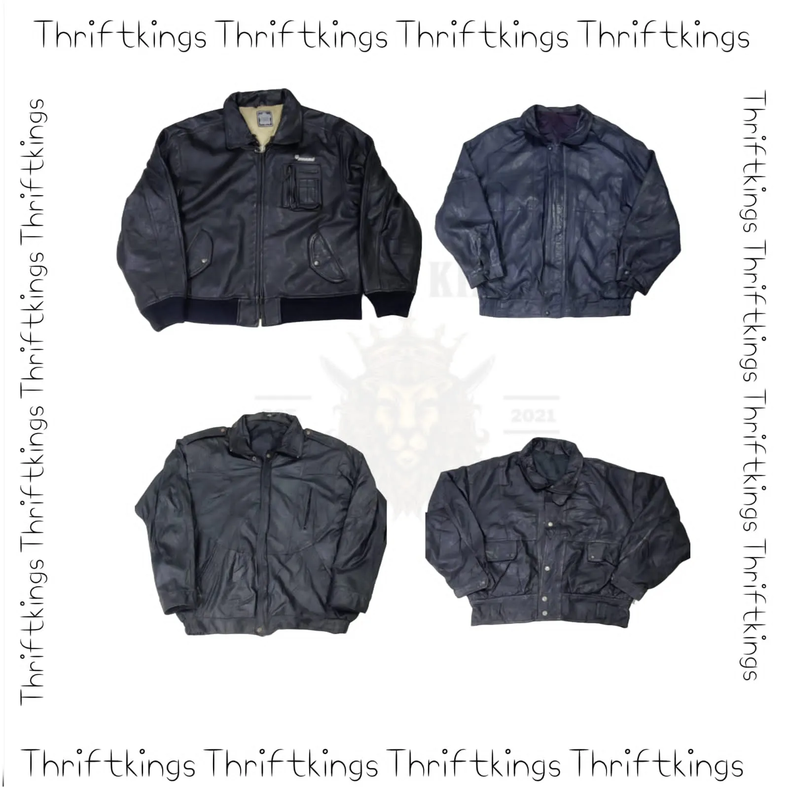 Baggy leather jackets