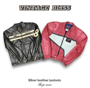 Biker leather jackets