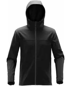 Black/Dolphin - Orbiter softshell hoodie
