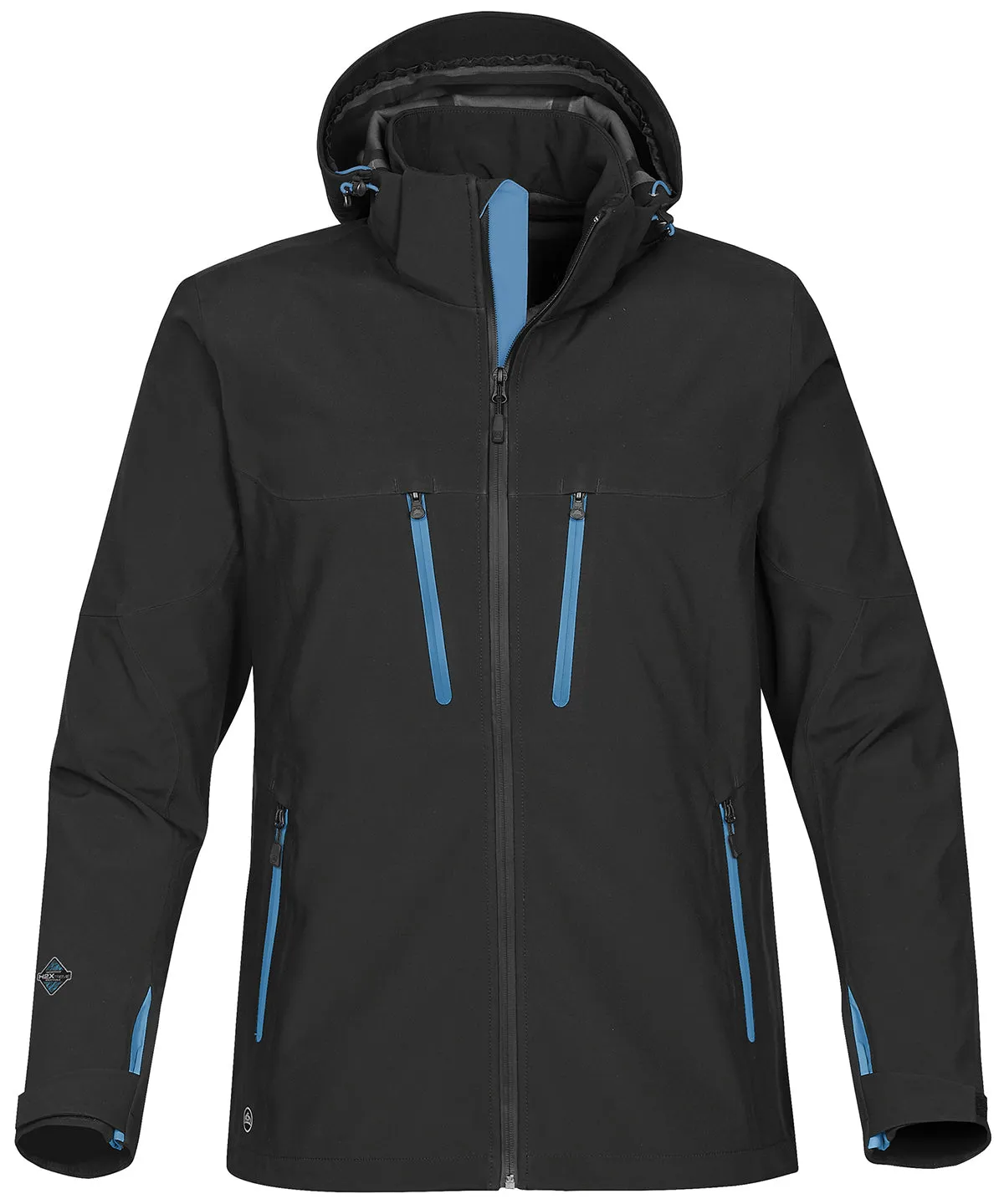 Black/Electric - Patrol technical softshell jacket