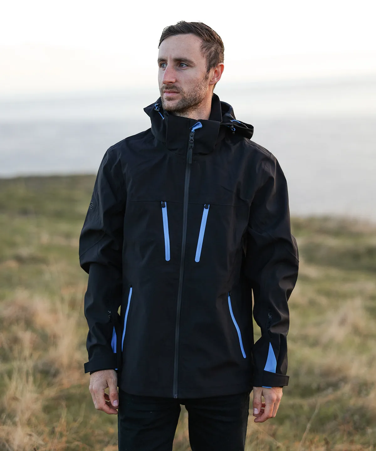 Black/Electric - Patrol technical softshell jacket