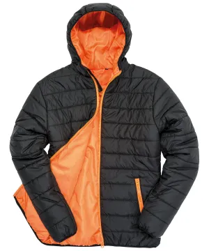 Black/Orange - Soft padded jacket