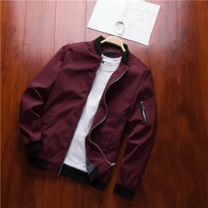 Casual Slim Bomber Jacket Casual Slim Bomber Jacket
