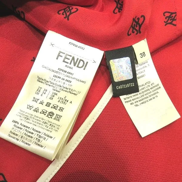 Fendi Red Tailored Jacket for Women