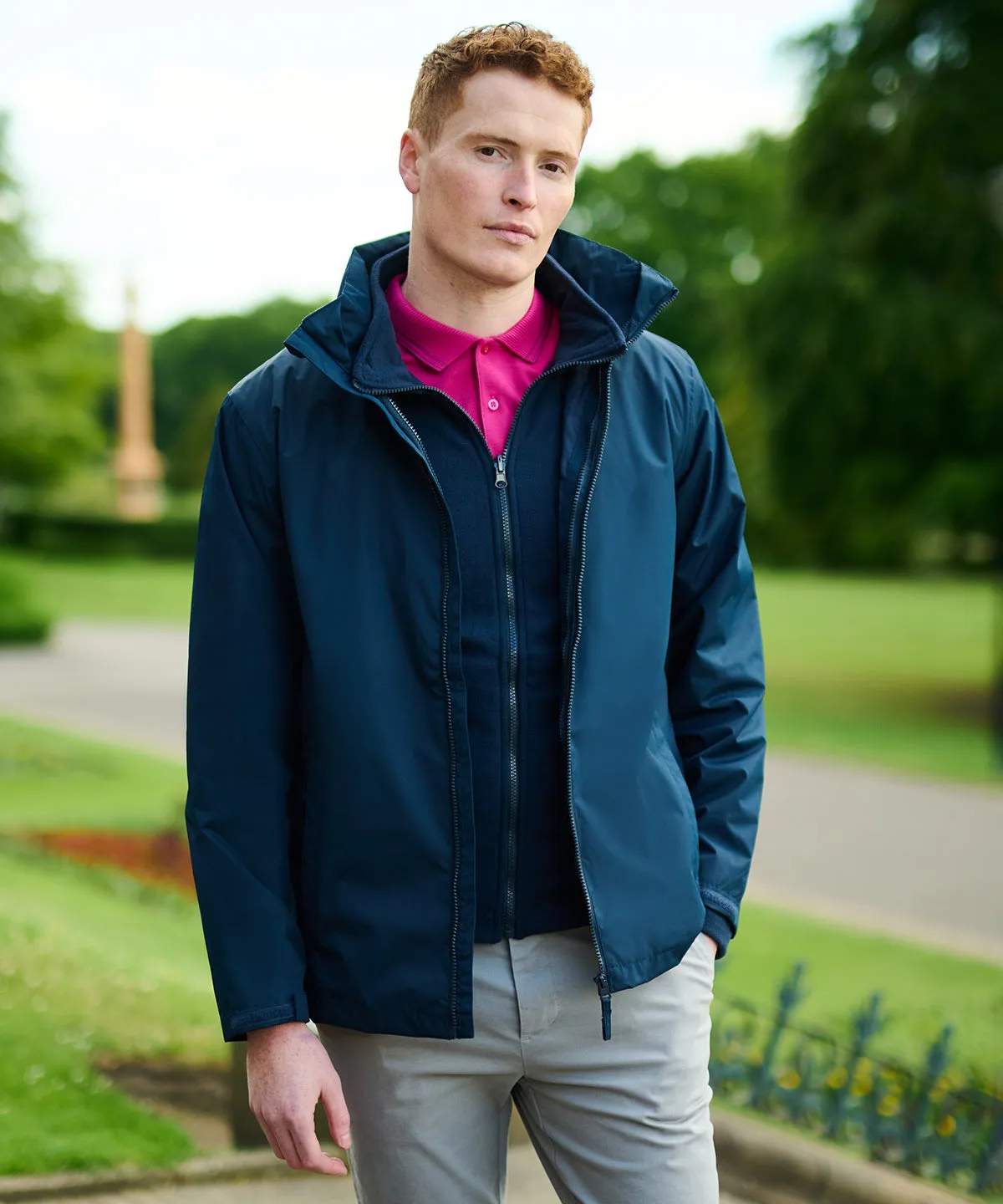 Navy - Classic 3-in-1 jacket