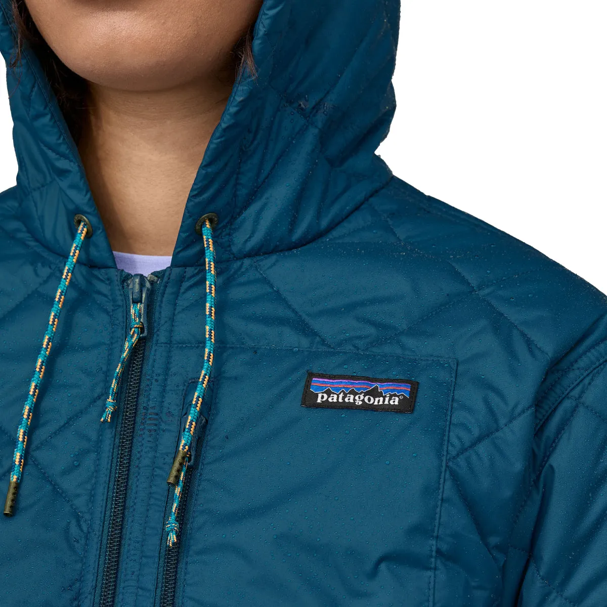 Patagonia Women's Diamond Quilted Bomber Hooded Zip Jacket