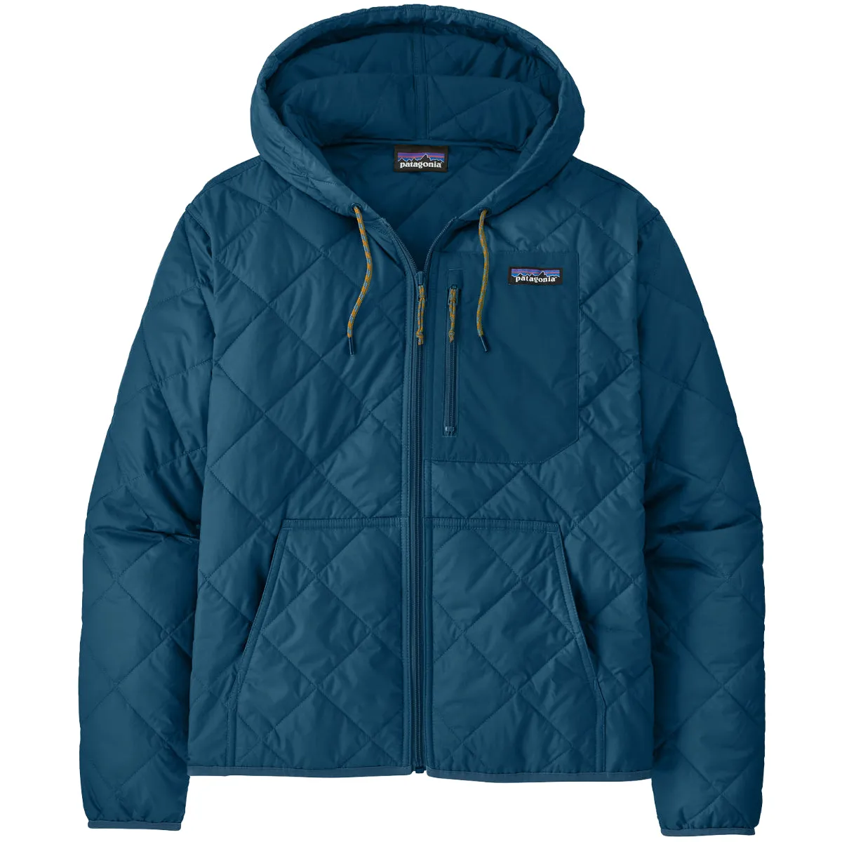 Patagonia Women's Diamond Quilted Bomber Hooded Zip Jacket