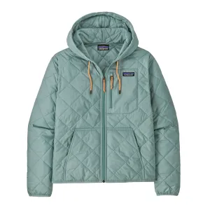 Patagonia Women's Diamond Quilted Bomber Hooded Zip Jacket
