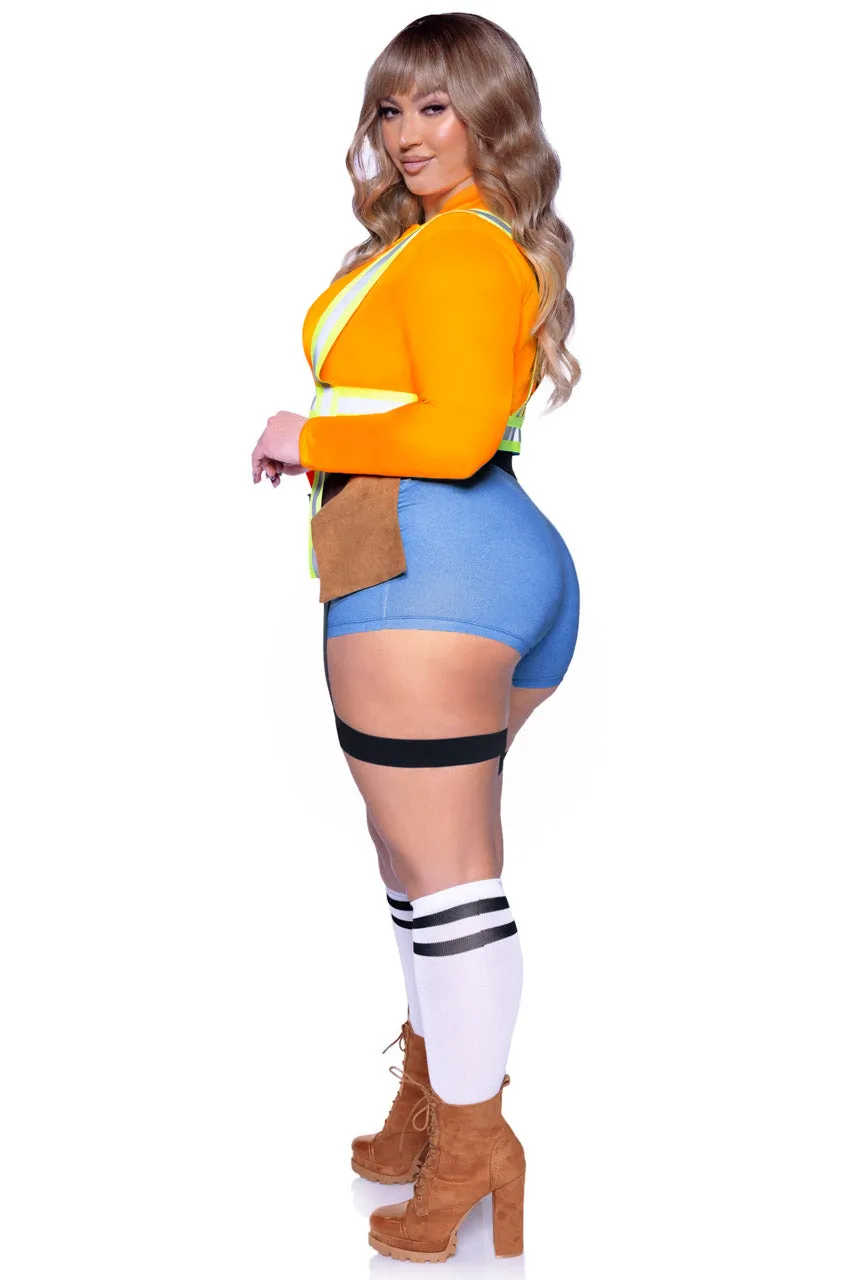 Plus Size Nailed It Construction Worker Costume