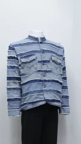 Rework Levi's Denim Frayed Jackets