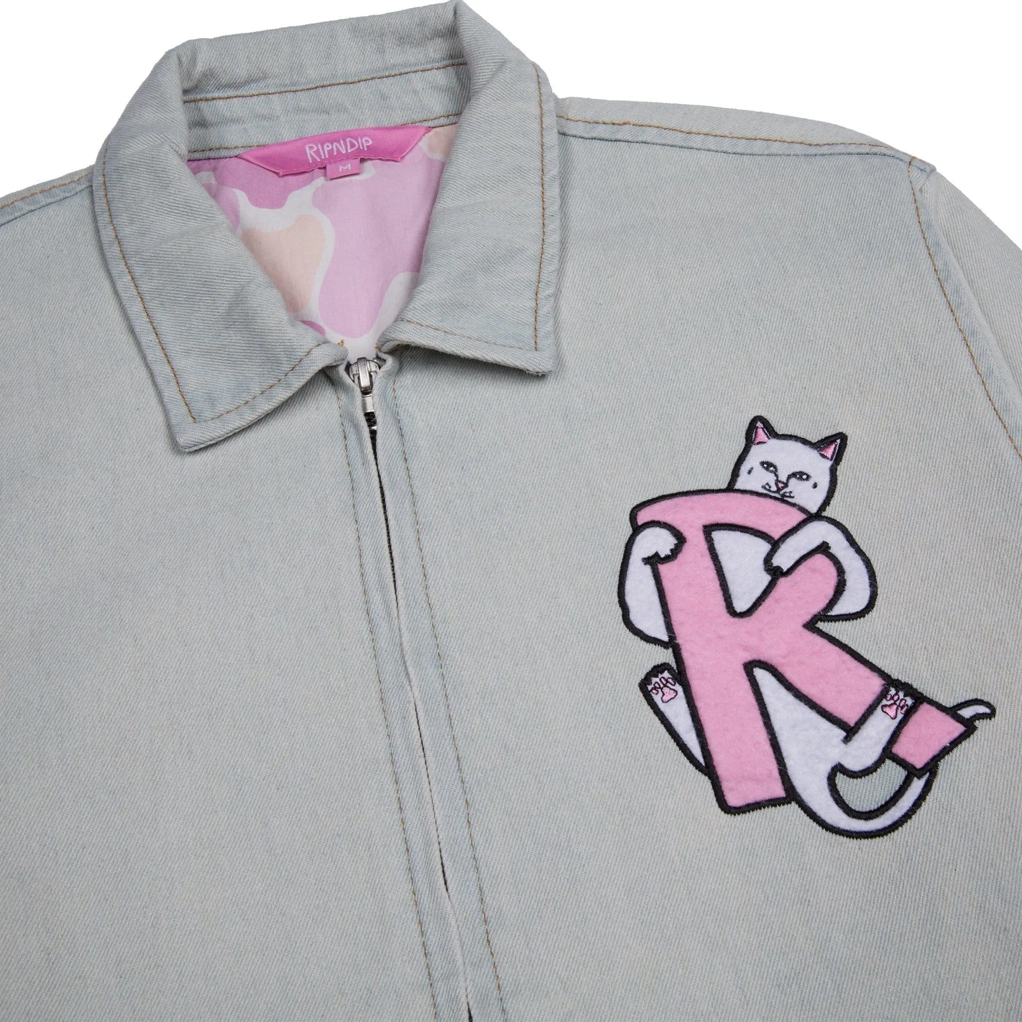 Ripndip Hugger Denim Jacket Light Blue