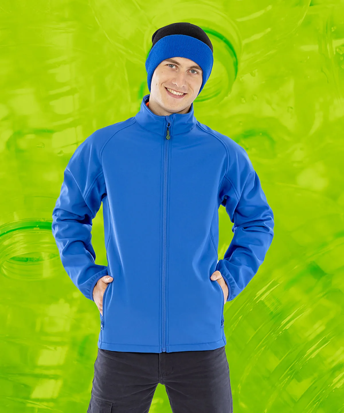 Royal - Men's recycled 2-layer printable softshell jacket