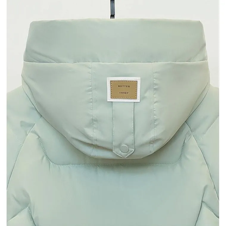 Thickened Knee-Length Puffer Coat