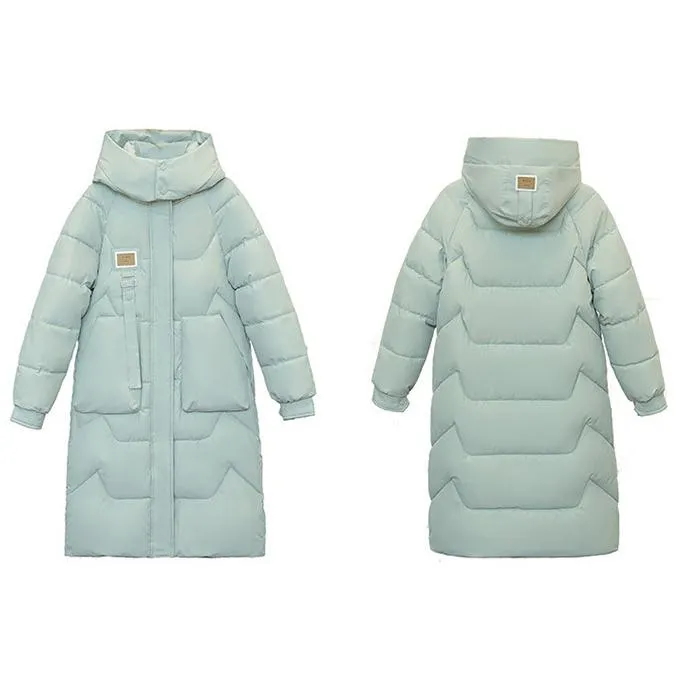 Thickened Knee-Length Puffer Coat