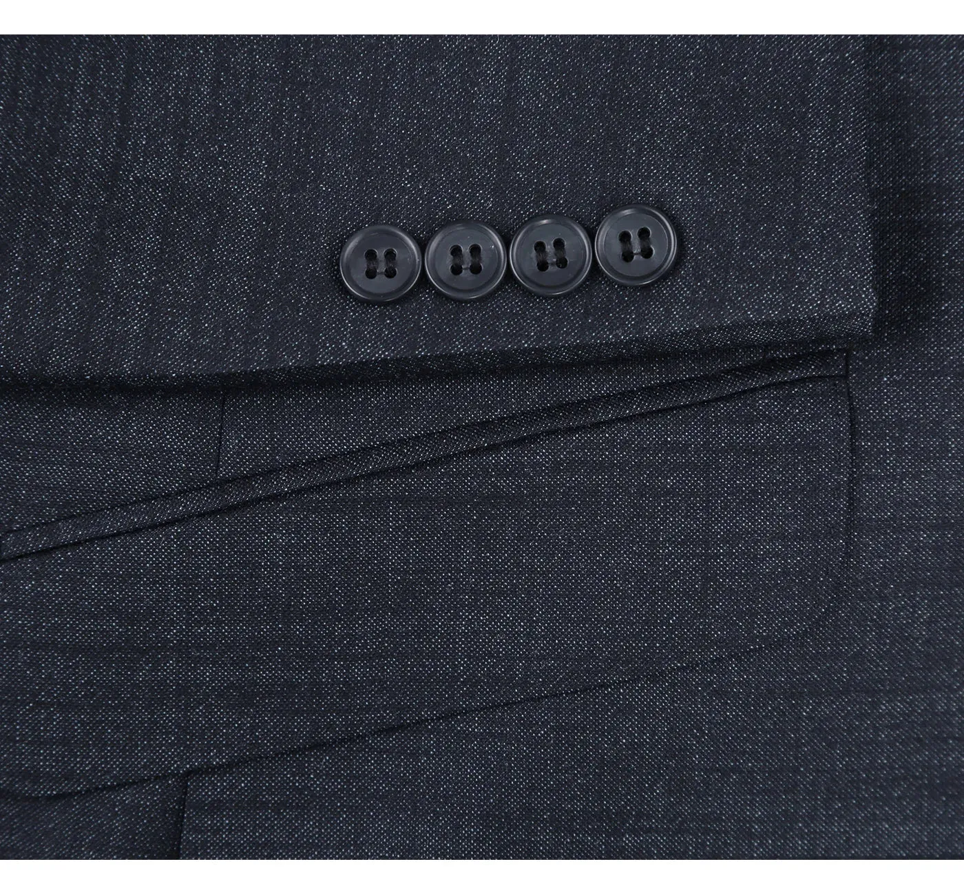 Two Piece Slim Fit Wool Blend Suit