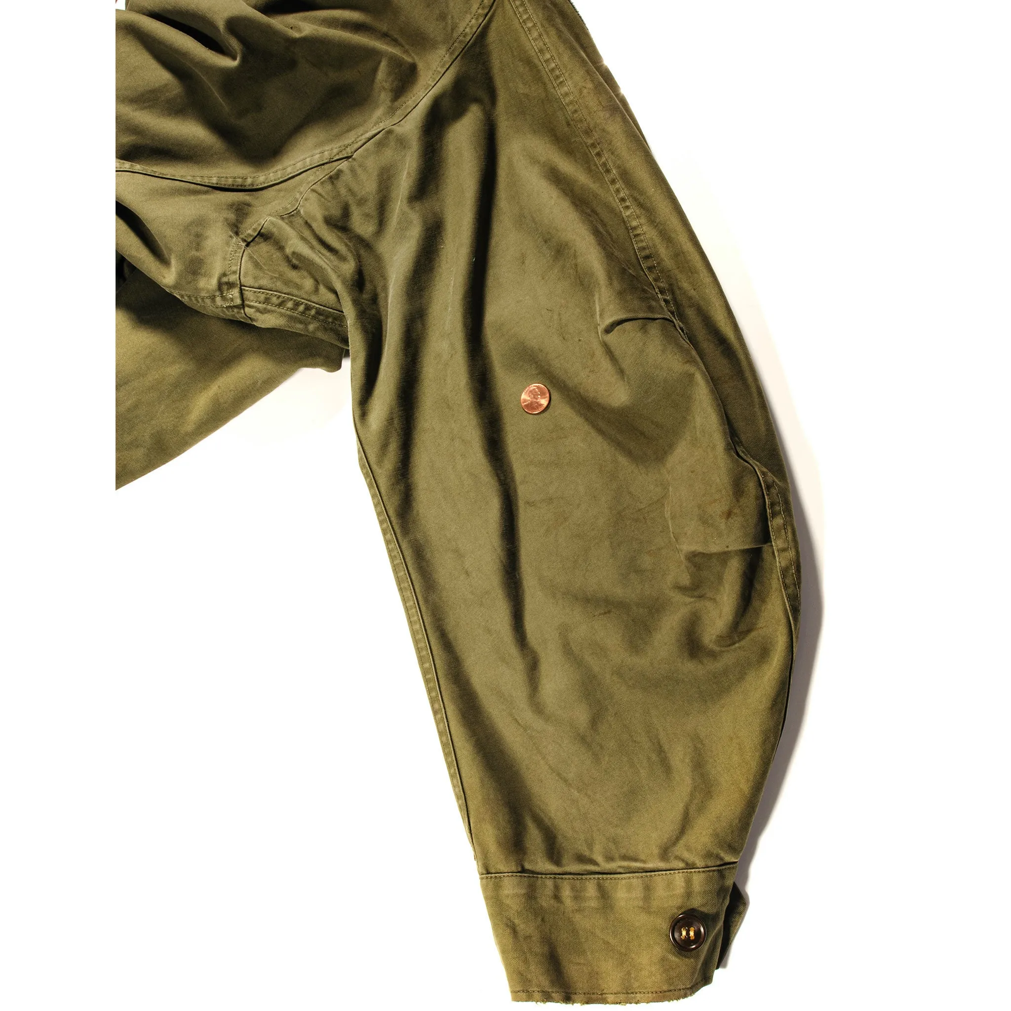 US ARMY M-1951 M51 FIELD JACKET 1950'S KOREAN WAR SIZE XL 1ST CAVALRY DIVISION