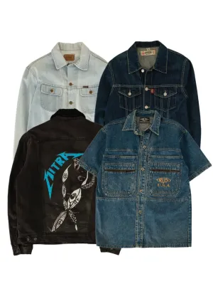 Vintage Denim Jackets (20 pcs)
