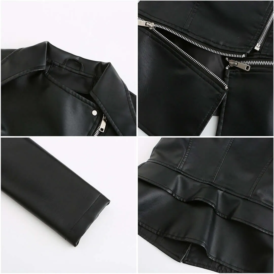 Women's Rugged Biker Jacket: Stylish & Durable Outerwear