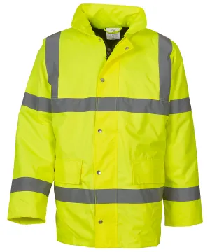 Yellow - Hi-vis classic motorway jacket (HVP300)