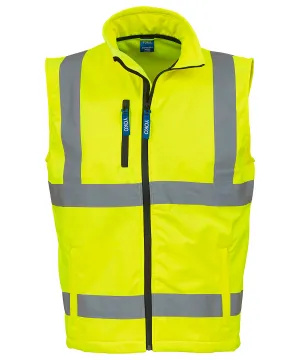 Yellow - Hi-vis softshell gilet (HV006)
