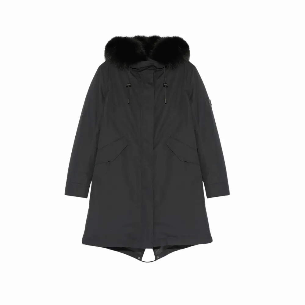 Yves Salomon Parka - Noir